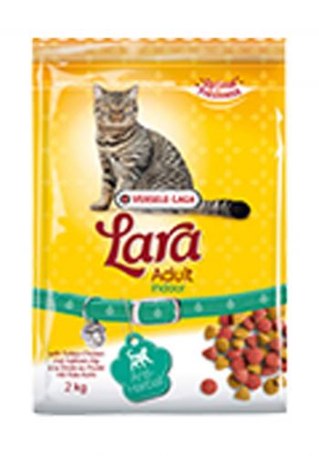 Lara Junior Cat Food طعام للقطط الصغيرة بالدجاج والحبش 2كغم من لارا الجاف 