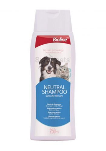 Bioline Neutral Shampoo  شامبو للحيوانات الليفة 250مل من بيولين